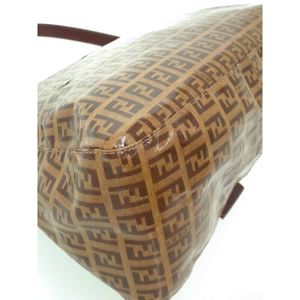 FENDI Zucchino Mamma Bucket Shoulder Bag - Picture 7 of 9